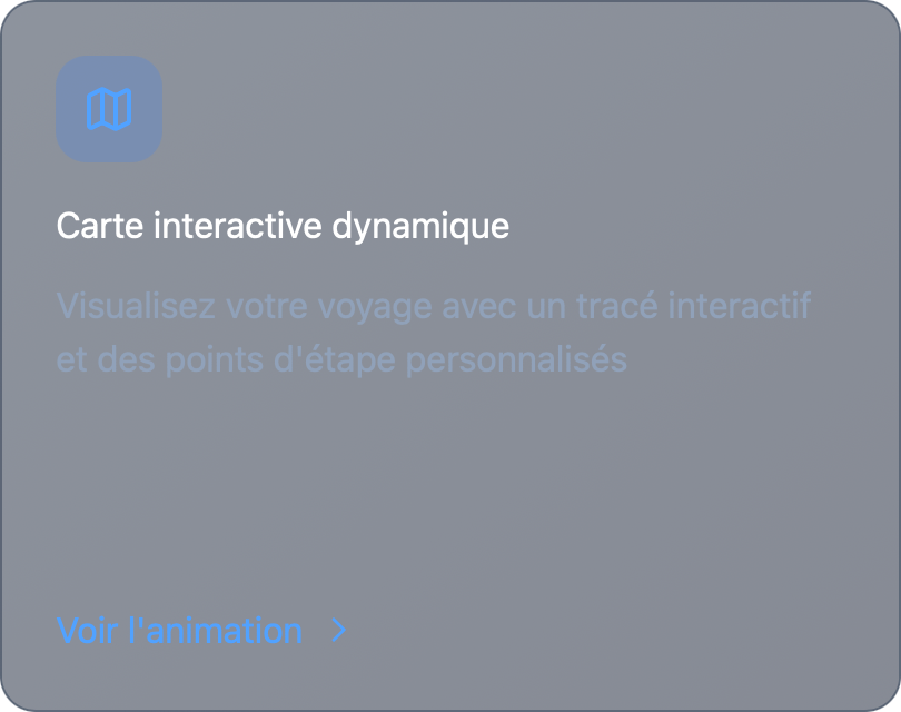 Carte interactive dynamique