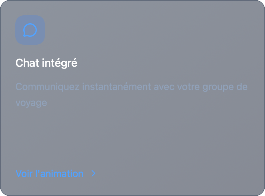 Chat intégré par album